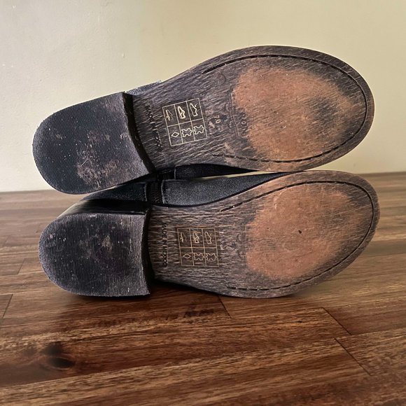 Patron by Perugia Rickey Womens Tall Gray Distressed Leather Boots_Size 7 - Picture 6 of 7